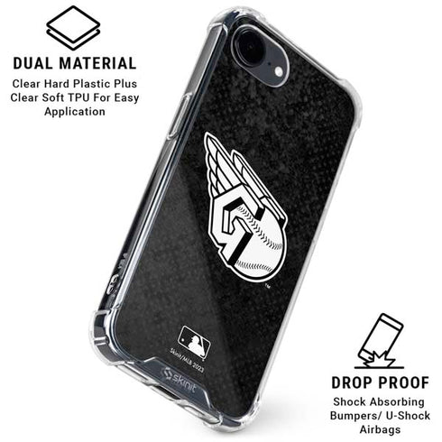 MLB Cleveland Guardians Dark Wash iPhone 16e Clear Case