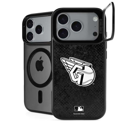 MLB Cleveland Guardians Dark Wash iPhone 18 Pro Kickstand Case