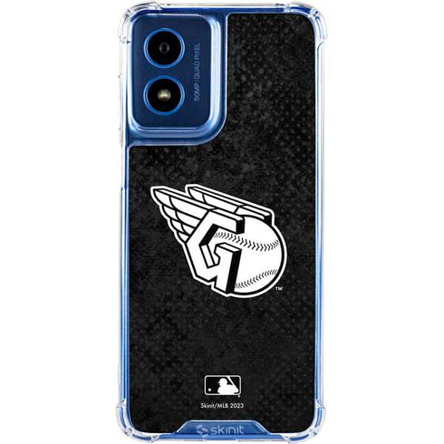 MLB Cleveland Guardians Dark Wash Moto G 5G (2024) Clear Case