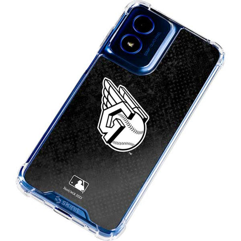 MLB Cleveland Guardians Dark Wash Moto G Play 4G (2024) Clear Case