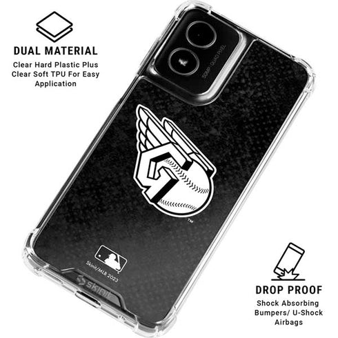 MLB Cleveland Guardians Dark Wash Moto G Power 5G (2024) Clear Case