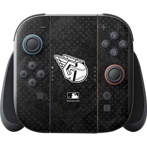 MLB Cleveland Guardians Dark Wash Nintendo Switch 2 (2025) with Joy-Con Skin