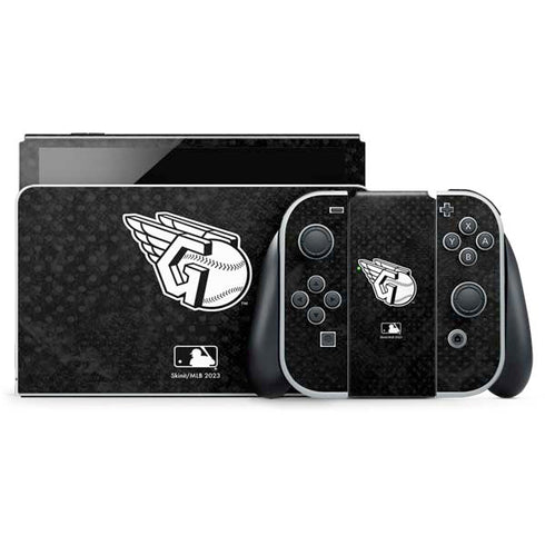 MLB Cleveland Guardians Dark Wash Nintendo Skins
