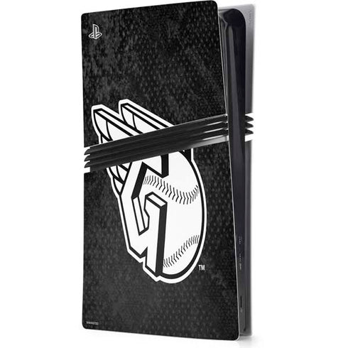 MLB Cleveland Guardians Dark Wash PS5 Pro Console Skin
