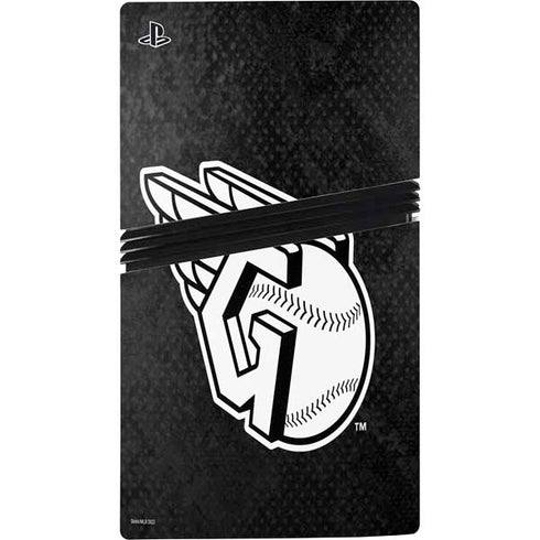 MLB Cleveland Guardians Dark Wash PS5 Pro Console Skin