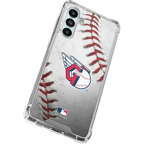 MLB Cleveland Guardians Game Ball Galaxy A16 5G Clear Case