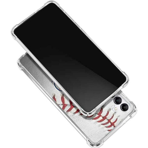 MLB Cleveland Guardians Game Ball Galaxy A16 5G Clear Case