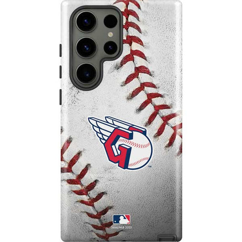 MLB Cleveland Guardians Game Ball Galaxy S23 Ultra Pro Case