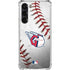 MLB Cleveland Guardians Game Ball Galaxy S24 FE Clear Case