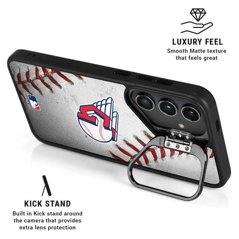 MLB Cleveland Guardians Game Ball Galaxy S25 Kickstand Case