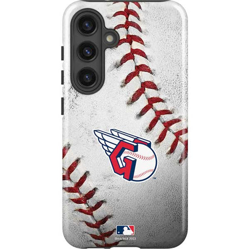 MLB Cleveland Guardians Game Ball Galaxy S25 Plus Impact Case