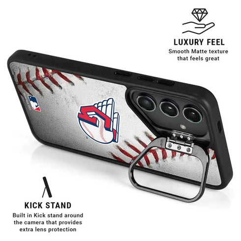 MLB Cleveland Guardians Game Ball Galaxy S25 Ultra Kickstand Case