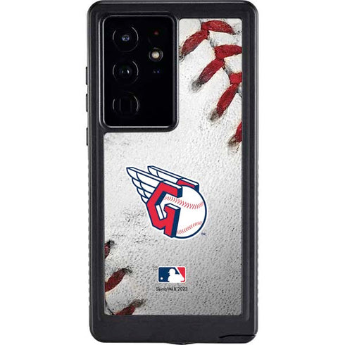 MLB Cleveland Guardians Game Ball Galaxy S24 Ultra Waterproof Case
