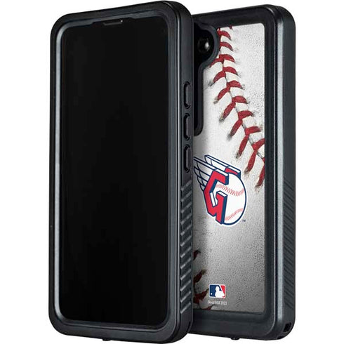 MLB Cleveland Guardians Game Ball Galaxy S24 Waterproof Case
