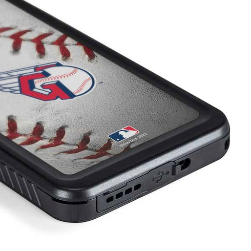MLB Cleveland Guardians Game Ball Galaxy S24 Waterproof Case