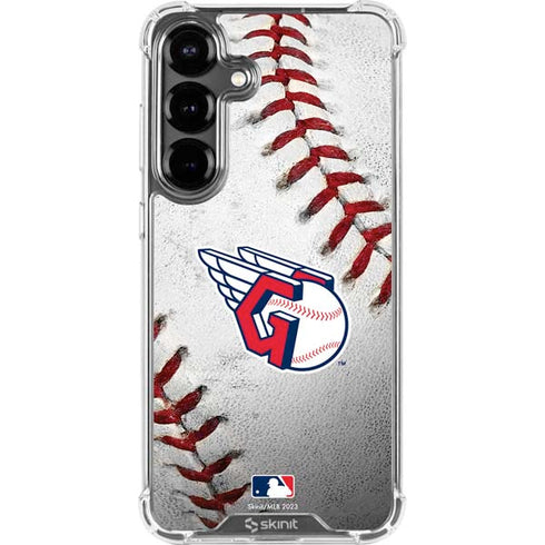 MLB Cleveland Guardians Game Ball Galaxy S26 Clear Case