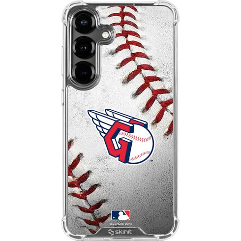 MLB Cleveland Guardians Game Ball Galaxy S26 Plus Clear Case