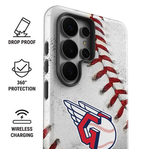 MLB Cleveland Guardians Game Ball Galaxy S26 Ultra Impact Case