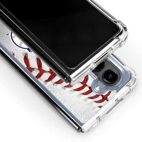 MLB Cleveland Guardians Game Ball Galaxy Z Fold5 5G Clear Case