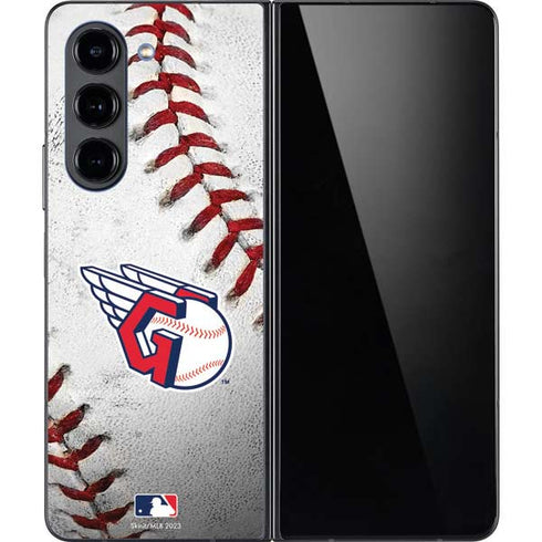 MLB Cleveland Guardians Game Ball Galaxy Z Fold5 5G Skin