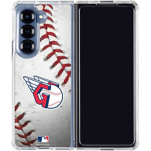 MLB Cleveland Guardians Game Ball Galaxy Z Fold6 Clear Case