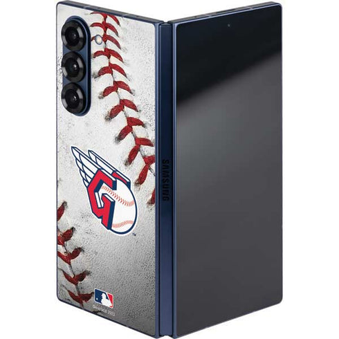 MLB Cleveland Guardians Game Ball Galaxy Z Fold6 Skin