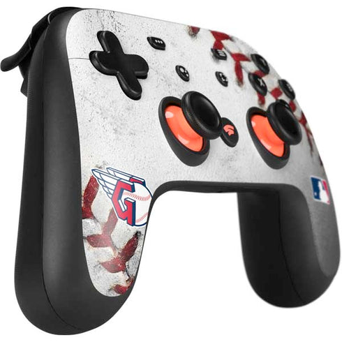 MLB Cleveland Guardians Game Ball Google Stadia Controller Skin