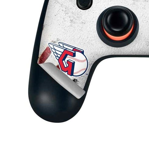 MLB Cleveland Guardians Game Ball Google Stadia Controller Skin