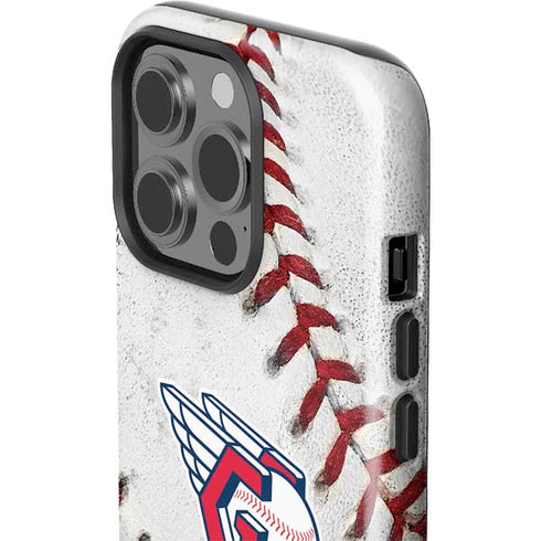 MLB Cleveland Guardians Game Ball iPhone 15 Pro Impact Case