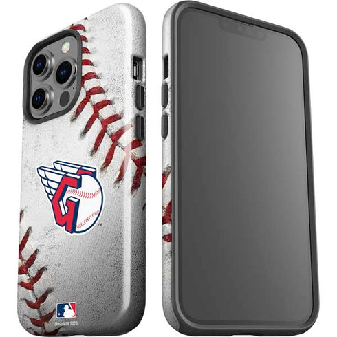 MLB Cleveland Guardians Game Ball iPhone 15 Pro Impact Case