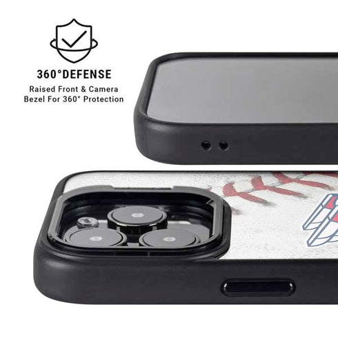 MLB Cleveland Guardians Game Ball iPhone 15 Pro Kickstand Case
