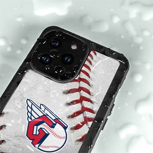 MLB Cleveland Guardians Game Ball iPhone 15 Pro Waterproof Case