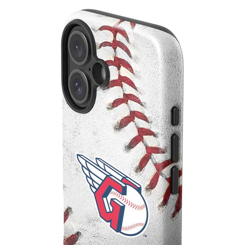 MLB Cleveland Guardians Game Ball iPhone 16 Impact Case
