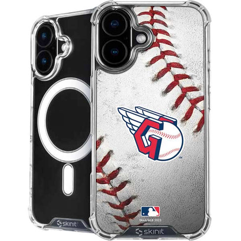 MLB Cleveland Guardians Game Ball iPhone 16 MagSafe Case