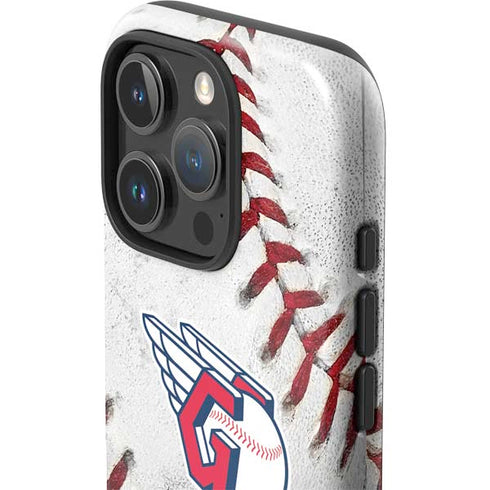 MLB Cleveland Guardians Game Ball iPhone 16 Pro Impact Case