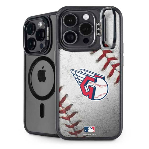 MLB Cleveland Guardians Game Ball iPhone 16 Pro Kickstand Case