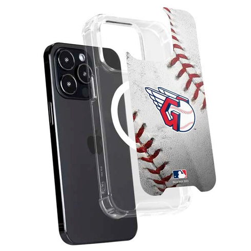 MLB Cleveland Guardians Game Ball iPhone 16 Pro MagSafe Case