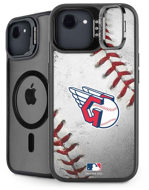 MLB Cleveland Guardians Game Ball iPhone 16e Kickstand Case