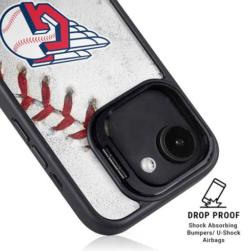 MLB Cleveland Guardians Game Ball iPhone 16e Kickstand Case