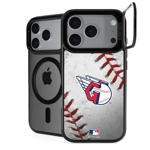 MLB Cleveland Guardians Game Ball iPhone 18 Pro Kickstand Case