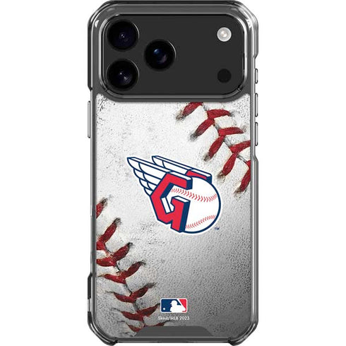 MLB Cleveland Guardians Game Ball iPhone 18 Pro Max Clear Case
