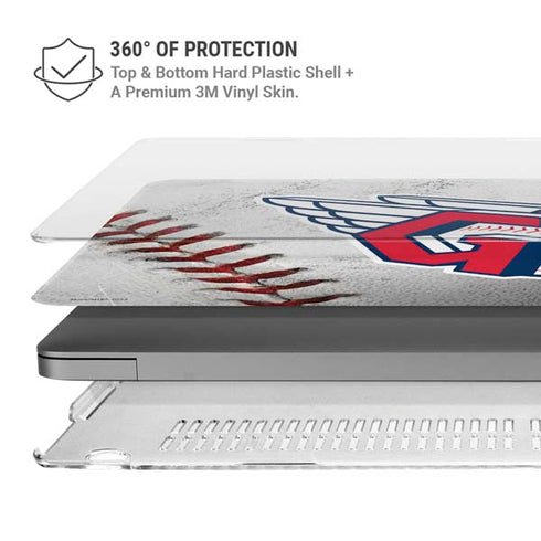 MLB Cleveland Guardians Game Ball MacBook Pro 14in (2021-24) Case plus Skin