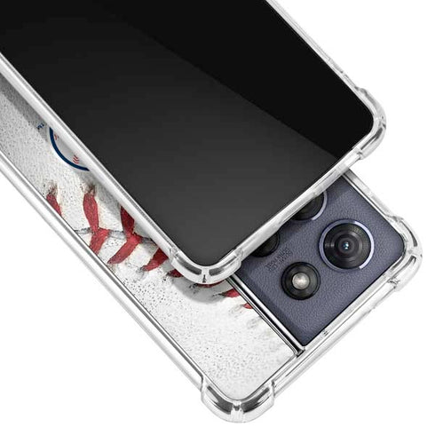 MLB Cleveland Guardians Game Ball Moto G Power 5G (2025) Clear Case