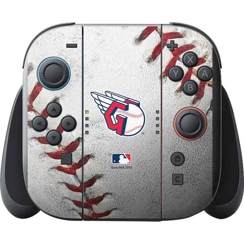 MLB Cleveland Guardians Game Ball Nintendo Switch 2 (2025) with Joy-Con Skin