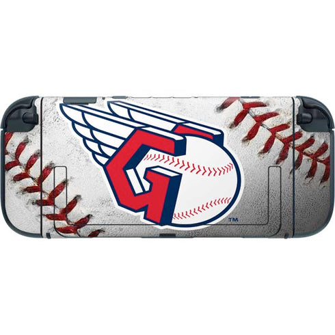 MLB Cleveland Guardians Game Ball Nintendo Switch 2 (2025) with Joy-Con Skin