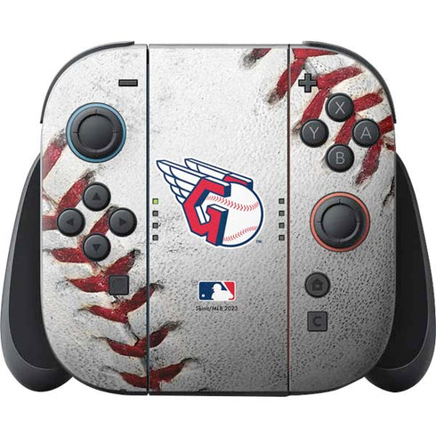 MLB Cleveland Guardians Game Ball Nintendo Switch 2 (2025) Joy-Con Controller Skin