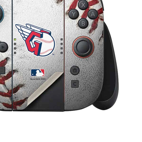 MLB Cleveland Guardians Game Ball Nintendo Switch 2 (2025) Joy-Con Controller Skin