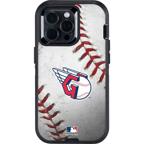 MLB Cleveland Guardians Game Ball Otterbox Defender iPhone Skin