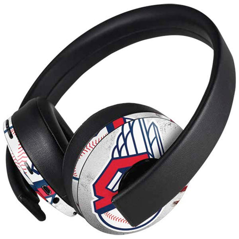 MLB Cleveland Guardians Game Ball PlayStation 4 Gold Wireless Headset Skin