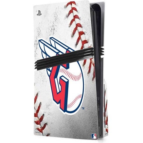 MLB Cleveland Guardians Game Ball PS5 Pro Disk Console Skin